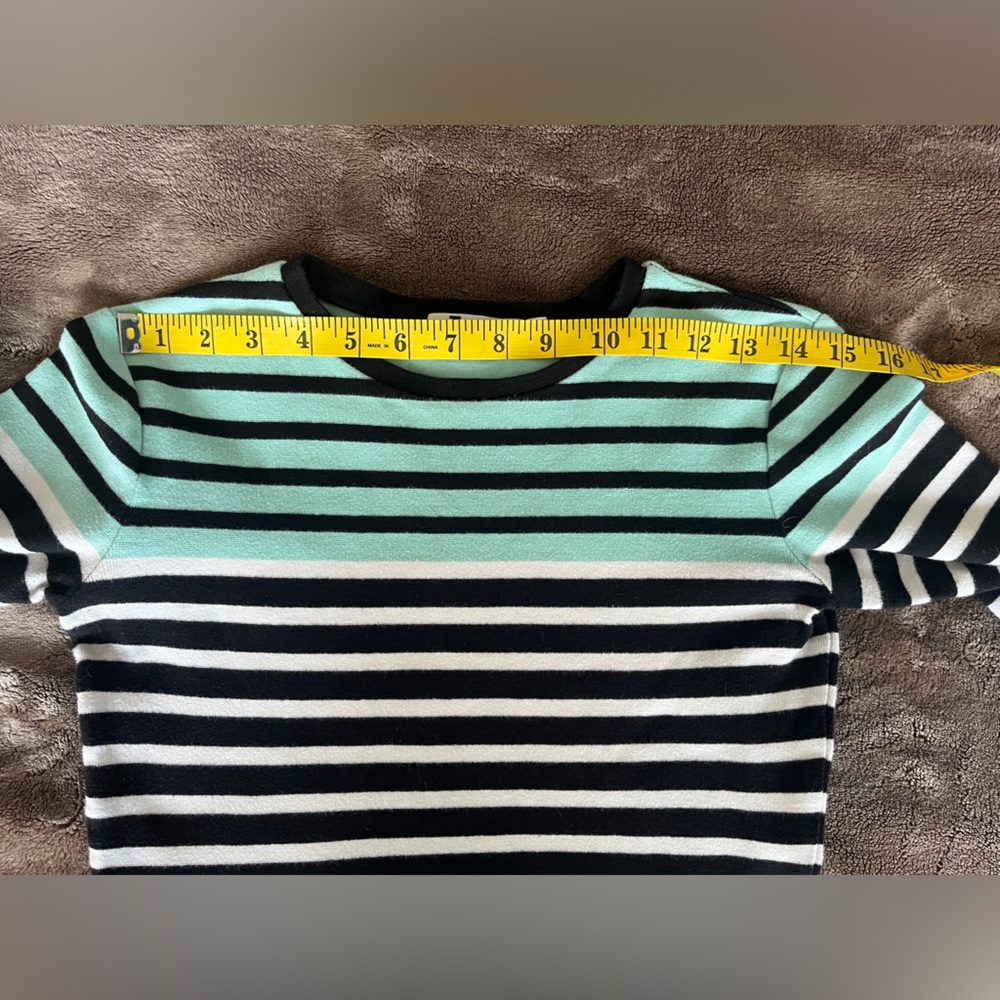 T Alexander Wang striped long sleeve crop top size Small - Picture 13 of 13